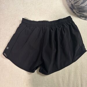 lululemon Black Running Shorts - Hotty Hot